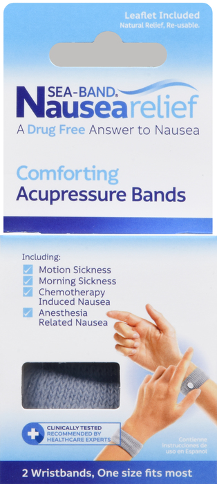 Sea-Band Acupressure Nausea Relief Wrist Bands 1ct