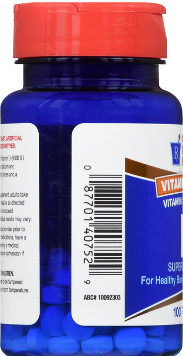 Good Neighbor Pharmacy Vitamin D 5000 IU Tablets 100ct