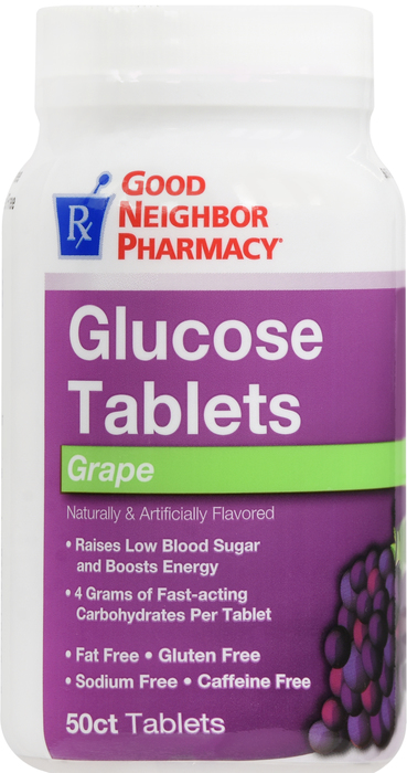 Good Neighbor Pharmacy Glucose Grape Tablets 50ct