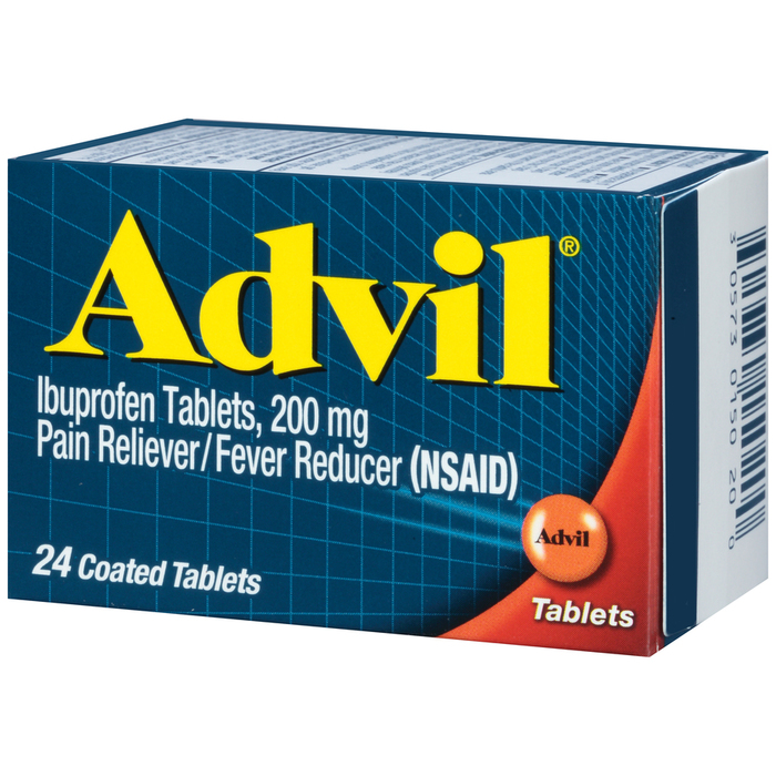 Advil Ibuprofen Pain Reliever/Fever Reducer Tablets 24ct