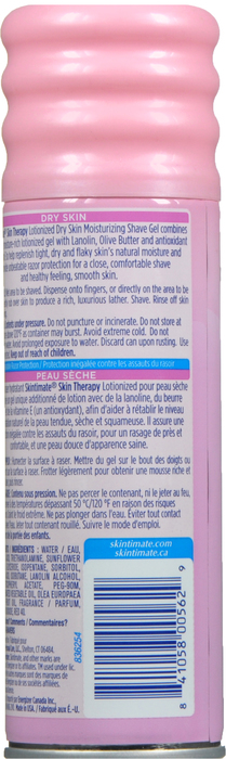 Skintimate Skin Therapy Dry Skin Women's Shave Gel 7oz