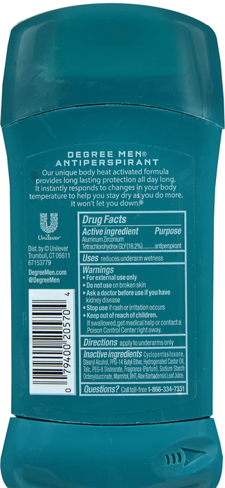 Degree Men Cool Comfort Antiperspirant 2.7oz