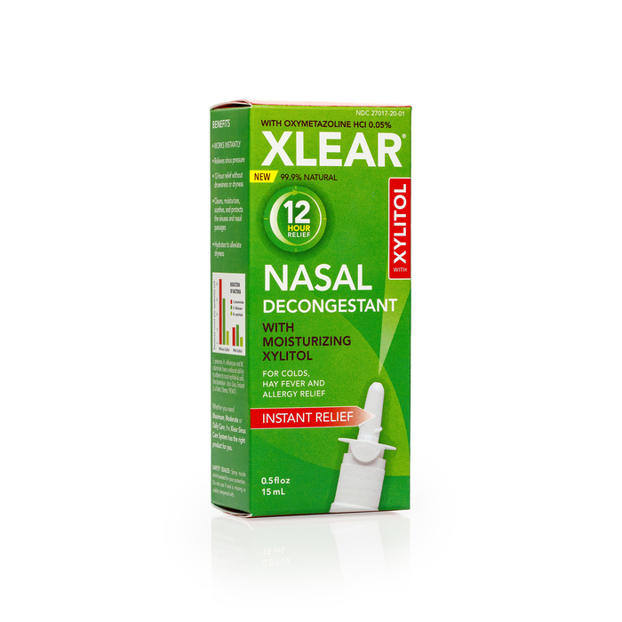 Xlear Nasal Decongestant 12HR Spray 0.5oz