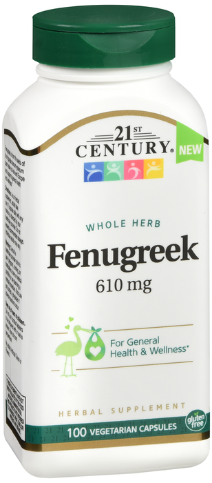 21st Century Fenugreek 610mgÂ Capsules 100ct