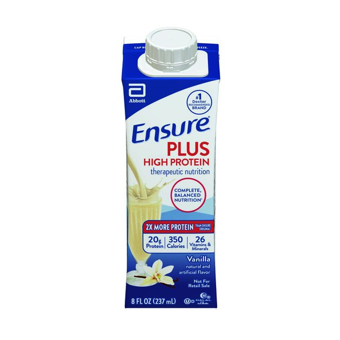 ENSURE PLUS HIGH PROTEIN VANL LIQ 24X8OZ