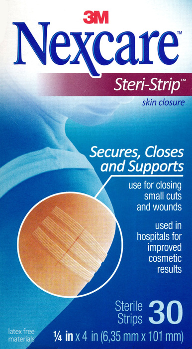 Nexcare Steri-Strip Skin Closure 1/4”x4” 30ct