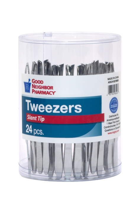 Good Neighbor Pharmacy Tweezers Slant Tip 24ct