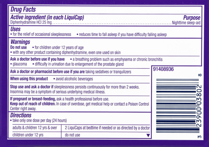 ZZZQuil Nighttime Sleep-Aid LiquiCaps 12ct