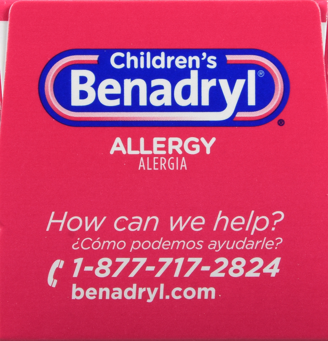 Benadryl Kids Allergy Liquid Cherry 4oz