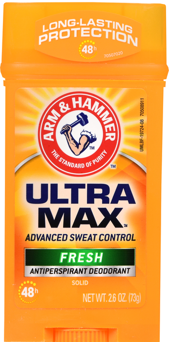 ARM & HAMMER ULTRAMAX DEODORANT ANTIPERSPIRANT WIDE FRESH 2.8OZ