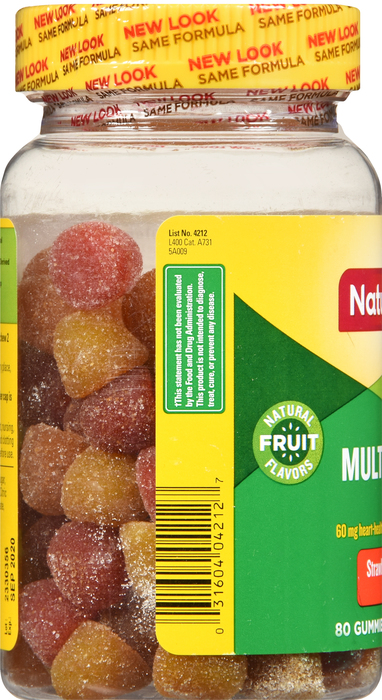 Nature Made MULTI +OMEGA 3 GUMMIES 80ct