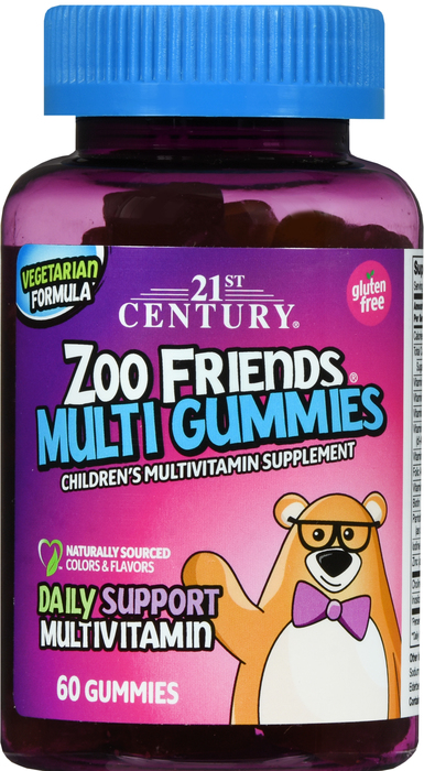 21st Century Zoo Friends Multivitamin Gummies 60ct