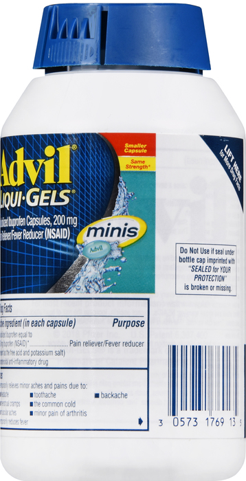 ADVIL LIQUI GEL MINI 200CT