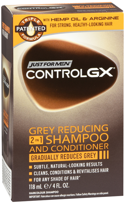 JUST FOR MEN CONTROL GX 2 IN 1 SHAMP 4OZ