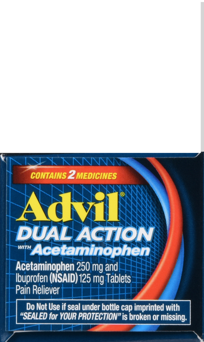 Advil Dual Action with Acetaminophen Caplets18ct