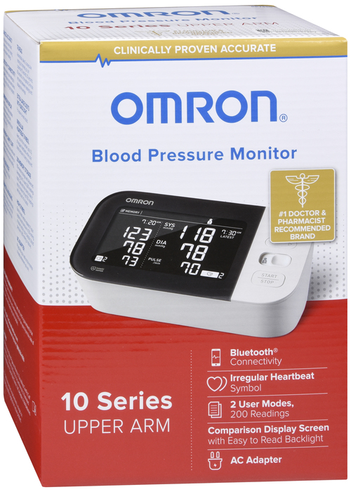 Omron 10 Series Wireless Upper Arm Blood Pressure Monitor 1ct