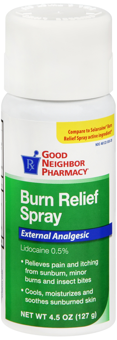 Good Neighbor Pharmacy Burn Relief Spray 4.5oz