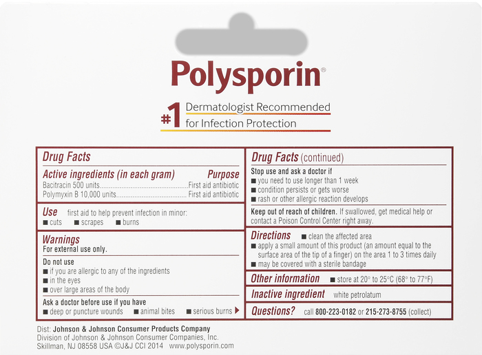 Polysporin Travel Size First Aid Topical Antibiotic Ointment 1oz