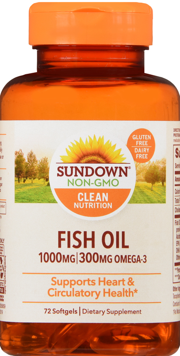 FISH OIL 1000MG SGC 72CT SUNDWN