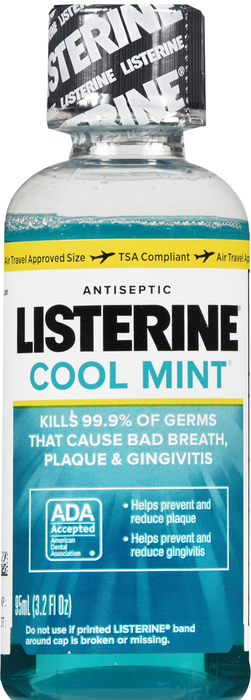 LISTERINE COOL MINT TRIAL SIZE 95ML