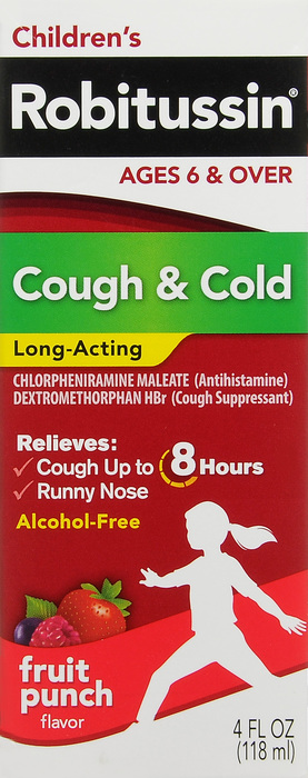 ROBITUSSIN CHILD COUGH COLD LA SYRUP 4OZ