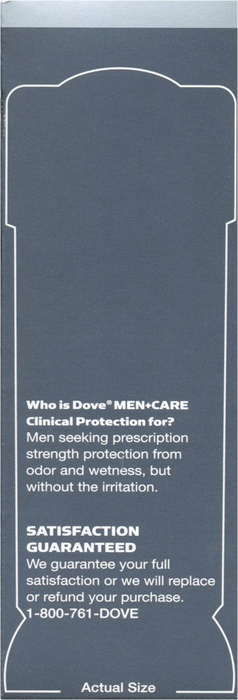 Dove Men + Clinical Care Clean Comfort Solid Deodorant 1.7oz