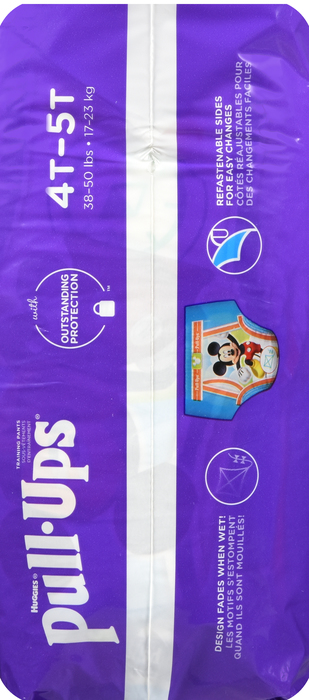 HUGGIES PULL-UPS BOY 4T-5T U/G 4X17CT