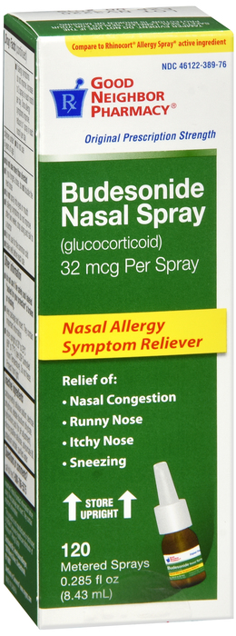 Good Neighbor Pharmacy Budesonide Nasal Spray 120 Sprays 8.43ml