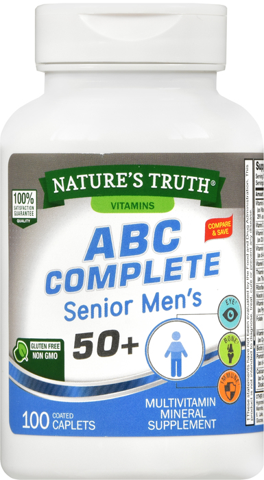 ABC COMP SR MEN MULTI CPL 100CT NAT TRU