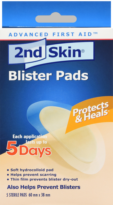 2ND SKIN BLISTER PAD 5CT