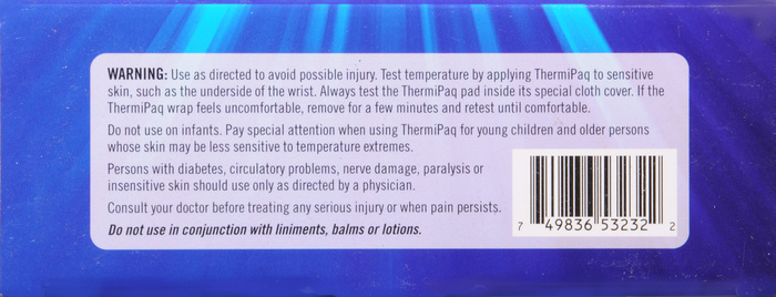 ThermiPaq Icy Cold Pain Relief Wrap 1ct