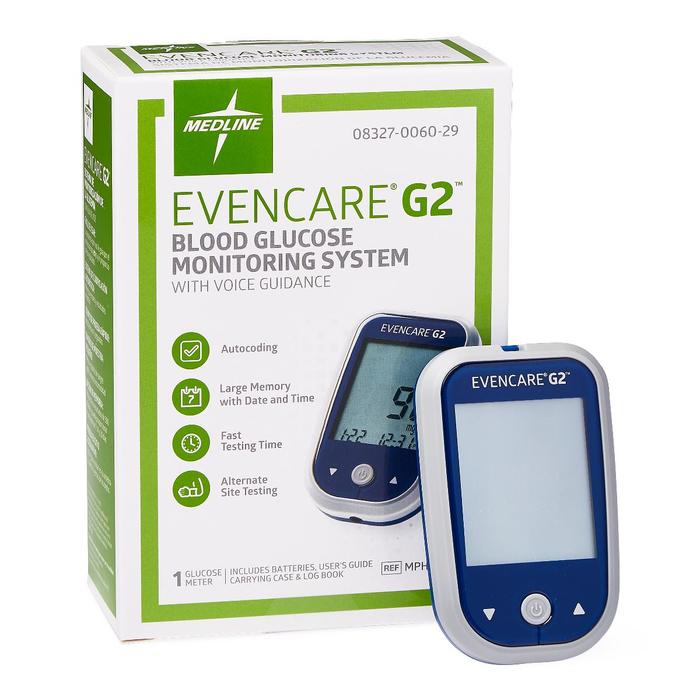 EVENCARE G2 VOICE BLOOD GLUC METER KIT