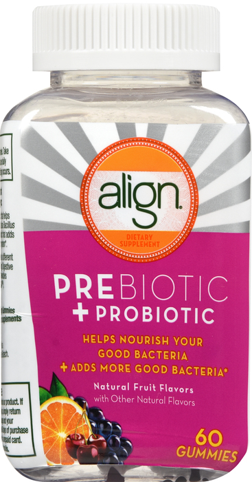 Align Prebiotic + Probiotic Gummies 60ct