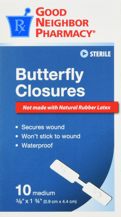 Good Neighbor Pharmacy Butterfly Closures Medium 3/8x1Â¾ 10ct