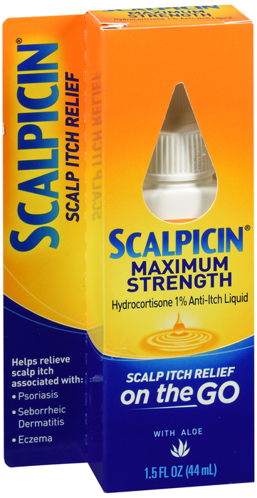 Scalpicin Maximum Strength Scalp Itch Relief 1.5oz