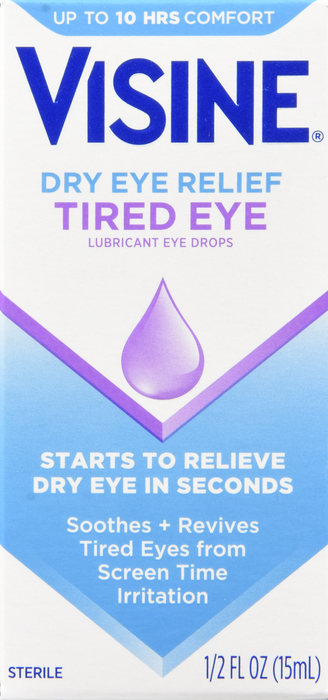 Visine Tired Dry Eye Drop 0.5oz