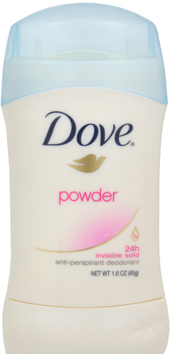 Dove Powder Invisible Solid Antiperspirant Deodorant 1.6oz