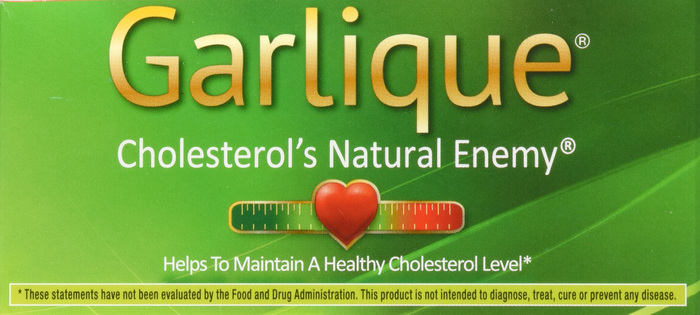 Garlique Healthy Cholesterol Formula Caplets 60ct