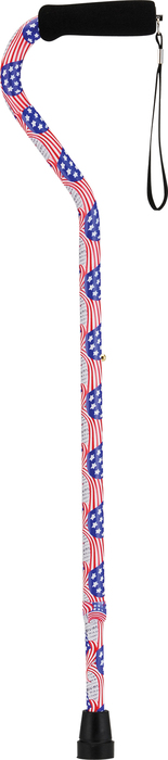 Cane Offset With Strap Star Stripe 1070Us