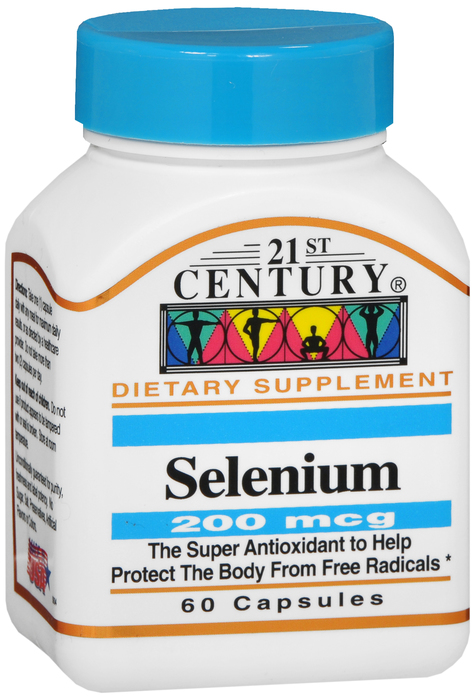 21st Century Selenium 200mcg Capsules 60ct