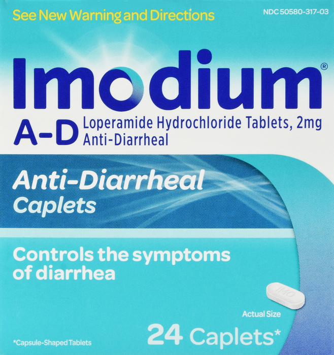 Imodium A-D Anti-Diarrheal Relief Caplets 24ct