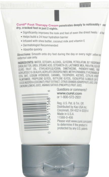 CUREL CREAM FOOT THERAPY TUBE 3.5OZ