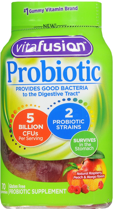 Vitafusion Probiotic Supplement Gummies 70ct