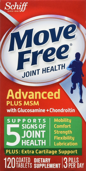 Move Free Advanced Plus Joint Health with MSM Tablets 120ct