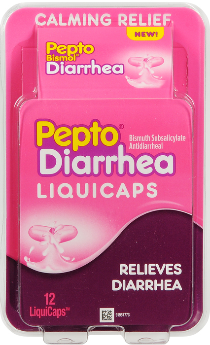 Pepto Bismol Antidiarrheal Liquicaps 12ct