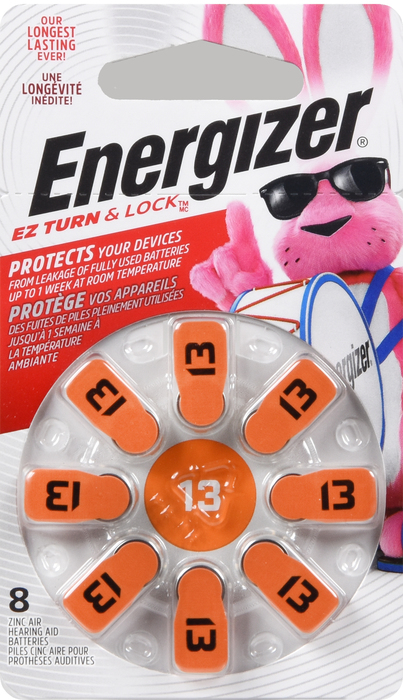 ENERGIZER HEARING AID EZ-TURN L13 8PK