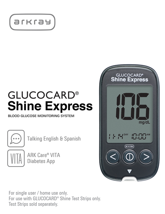 GLUCOCARD SHINE EXPRESS METER KIT