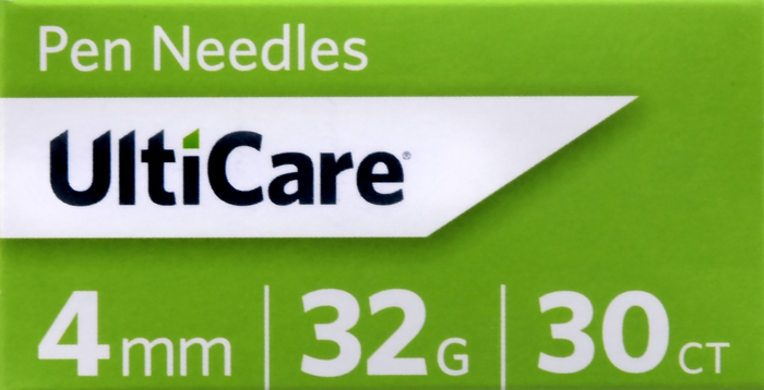 UltiCare Pen 32gx5/32" Needle 30ct