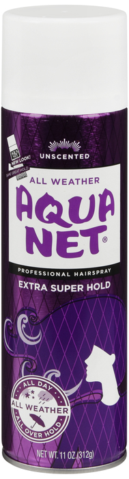 Aqua Net Extra Super Hold Aerosol Unscented Hairspray 11oz