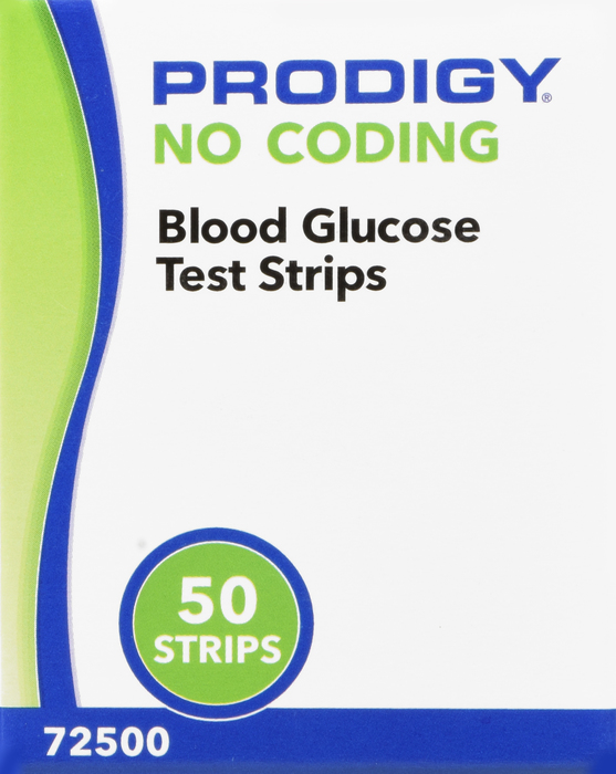 Prodigy No Code Test Strips Retail 50ct